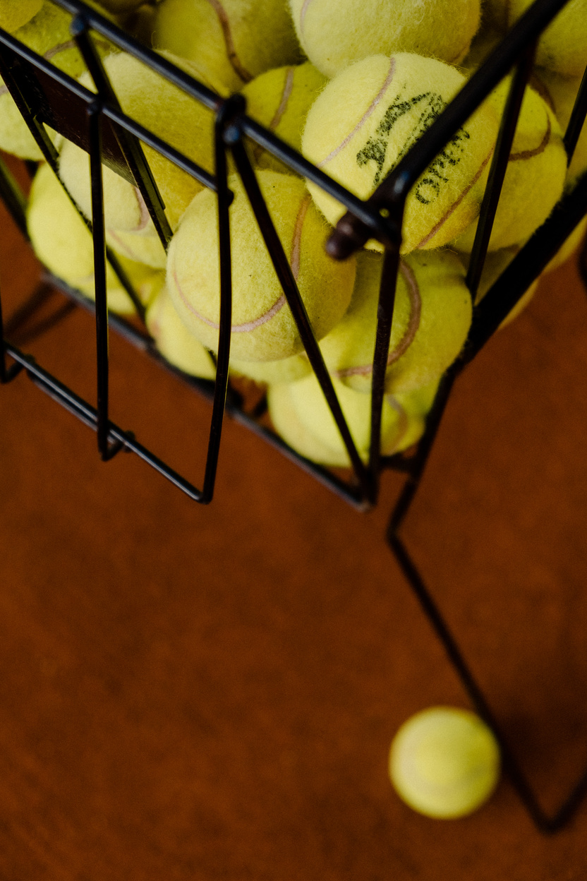 A Close-Up Shot of Tennis Balls